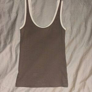 Aerie Tank Top with White Trim